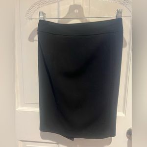 Black suit/work skirt knee length LOFT